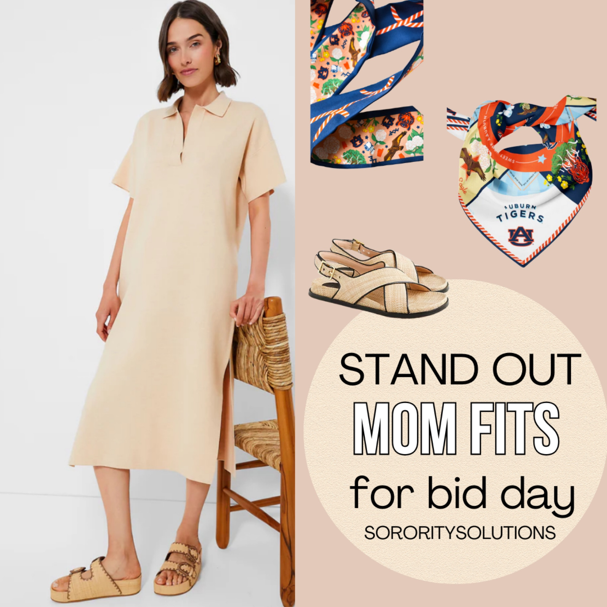 Take a great looking on sale polo dress from Tuckernuck- throw an adorable collegiate twillly scarf 🧣 on your bag for Bid Day… then transition this for Game Day! SCORE! And- it comes in black …. 💗


#LTKStyleTip #LTKSaleAlert #LTKxNSale