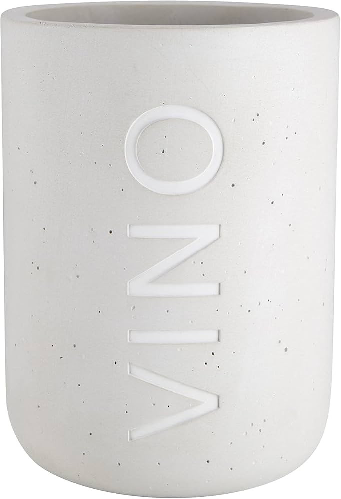 Cement Wine Bottle Holder and Chiller, Cute Tabletop Décor for Women, 7 1/2 Inches | Amazon (US)