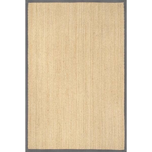 The Curated Nomad Vidua Seagrass Fiber Chevron Area Rug | Bed Bath & Beyond