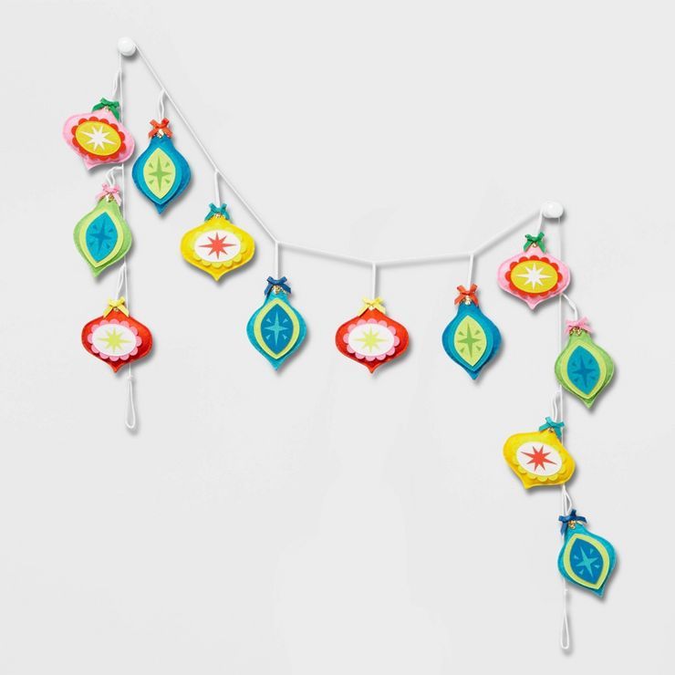 6' Felt Ornament Christmas Garland - Wondershop™ | Target