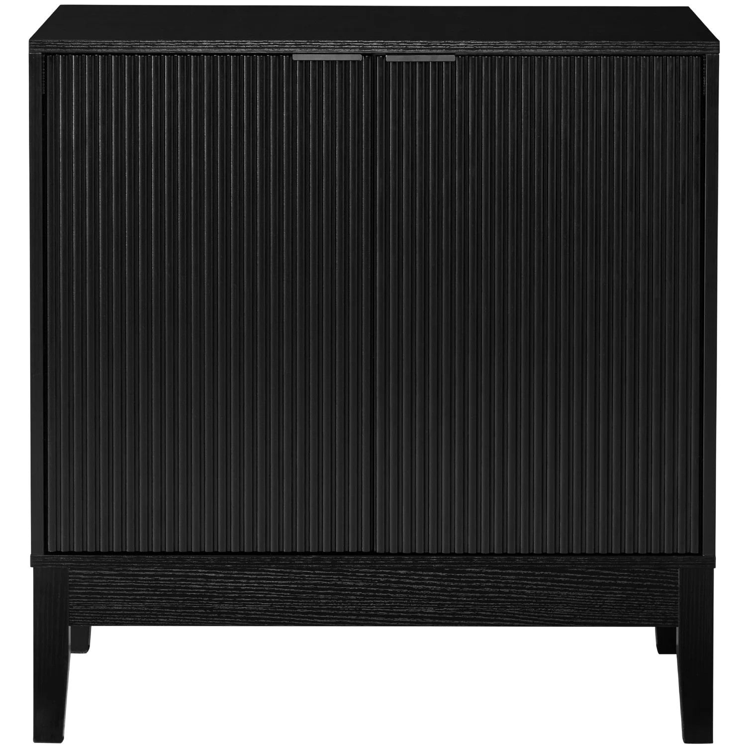 2-Door Reeded Storage Cabinet, Accent Furniture, Sideboard | Best Choice Products 