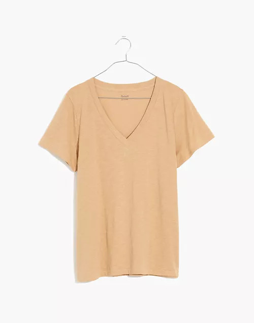 Whisper Cotton V-Neck Tee | Madewell