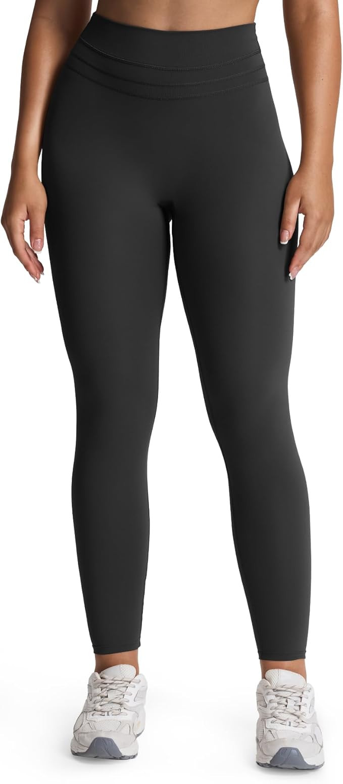 Aoxjox High Waisted Workout Leggings for Women Scrunch Tummy Control Luna Buttery Soft Gym Yoga P... | Amazon (US)