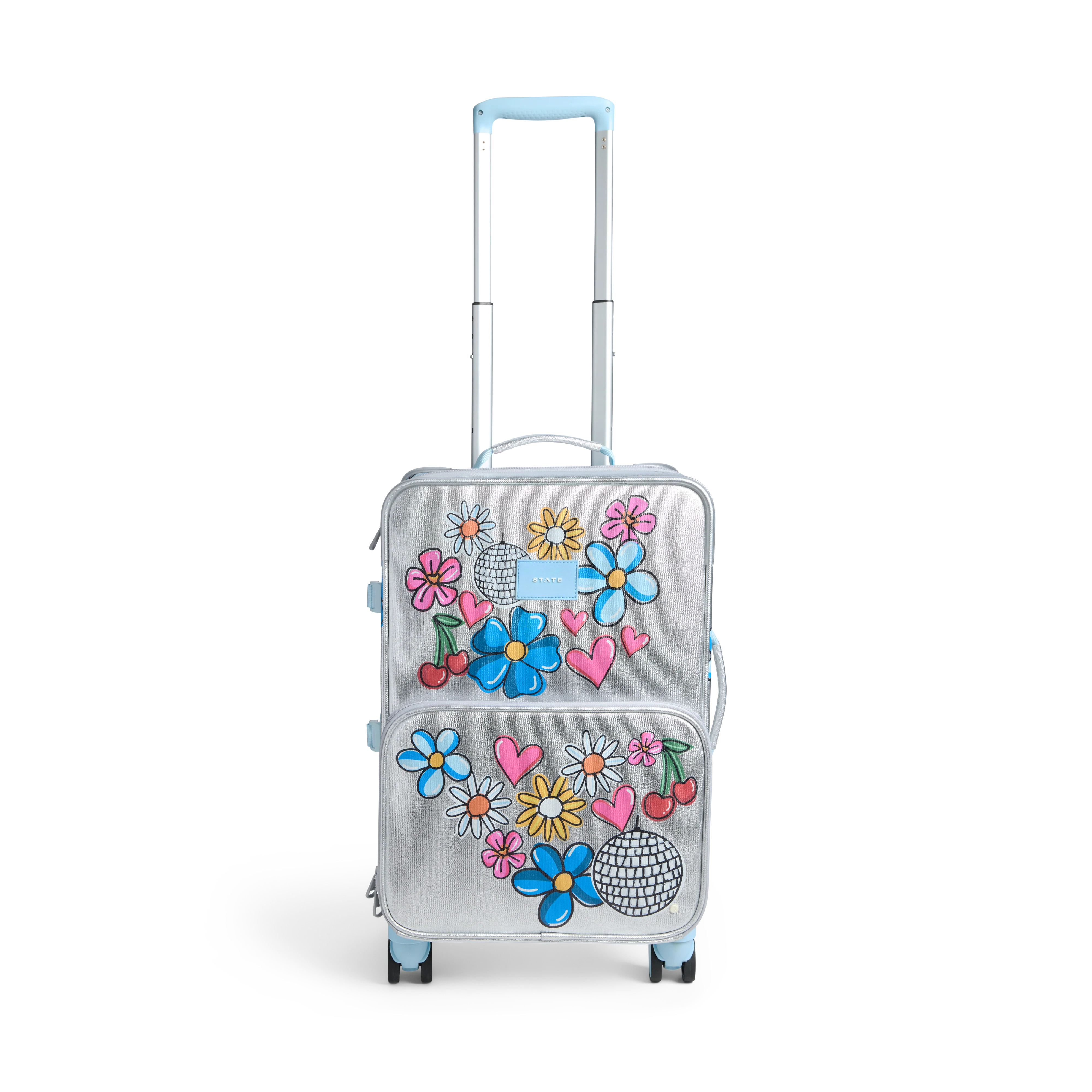 STATE Bags | Logan Carry-On Suitcase Metallic Graffiti | STATE Bags