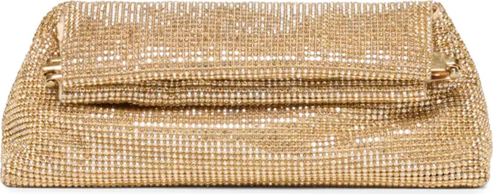 Akila Crystal Mesh Foldover Clutch | Nordstrom