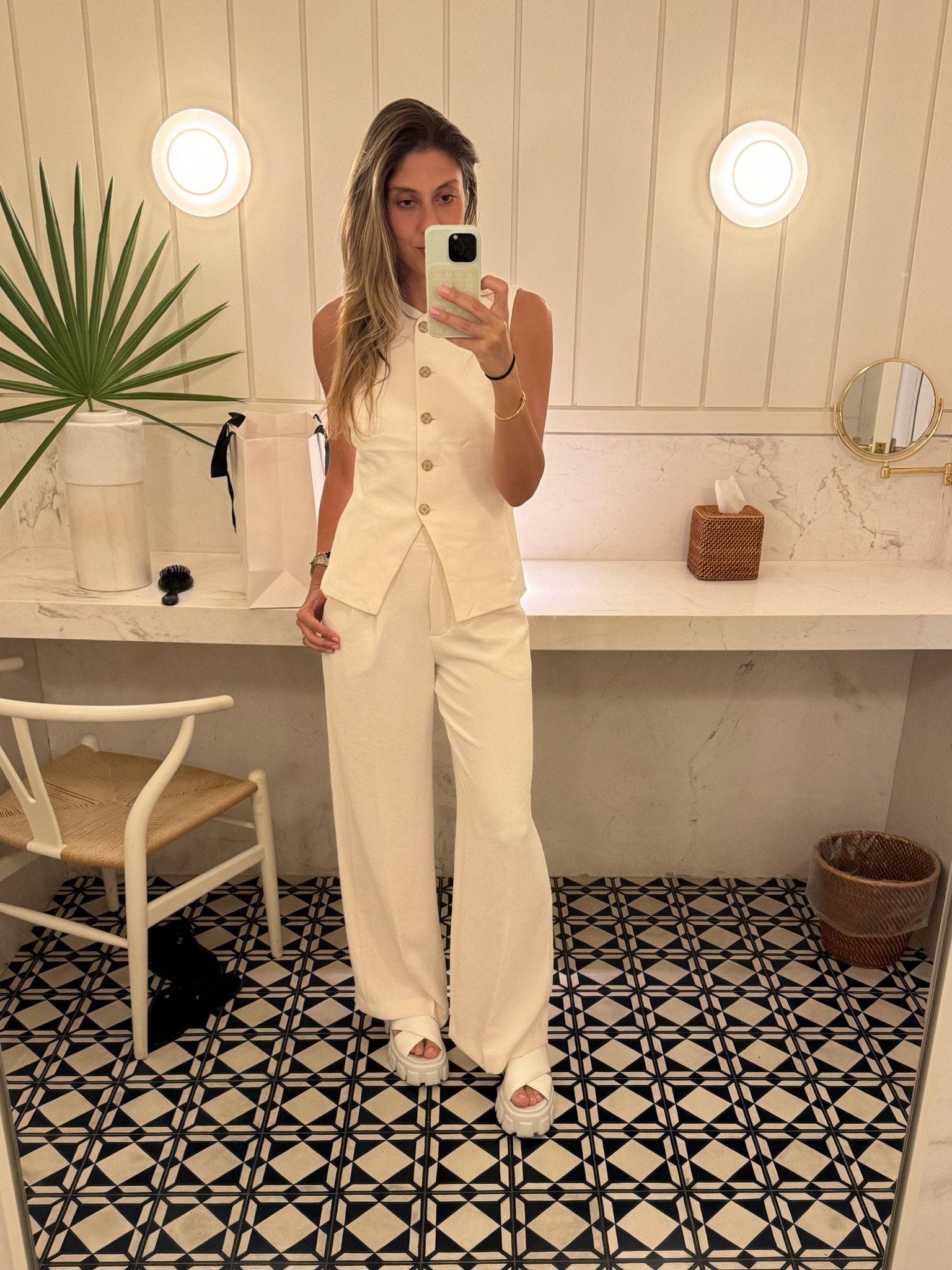 Quick outfit change and ready to go 💃🏻aritzia vest and trousers

#LTKBeauty #LTKU #LTKParties