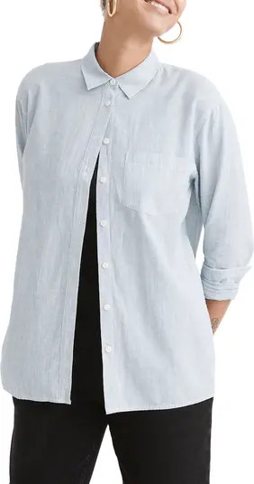 Oversize Ex-Boyfriend Tulip Back Shirt | Nordstrom