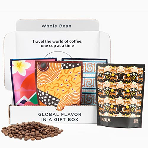 Atlas Coffee Club World of Coffee Set, Gourmet Coffee Gift Sampler, 4-Pack Variety Box of the World’s Best Single Origin Coffees, Whole Bean | Amazon (US)