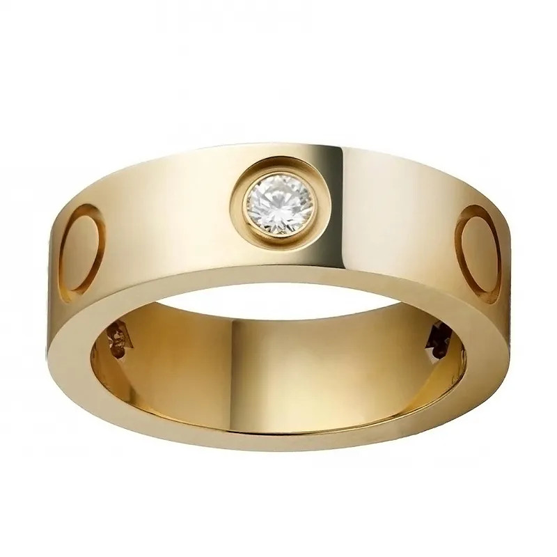 High quality designer stainless steel Band Rings fashion jewelry men's wedding promise ring women... | DHGate