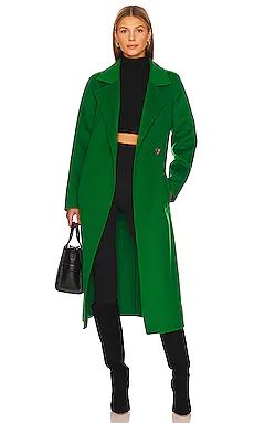 LAMARQUE Vanessa Coat in Vibrant Green from Revolve.com | Revolve Clothing (Global)