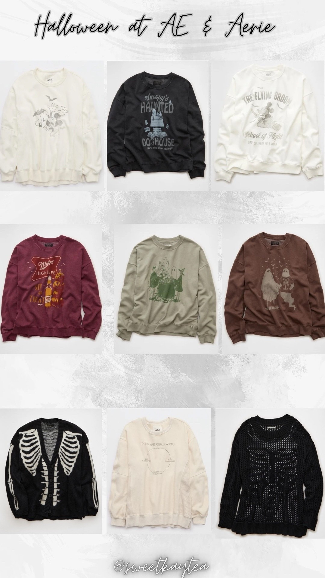 Shop American Eagle & Aerie Halloween Sweatshirts & Sweaters 👻☠️

#LTKSeasonal #LTKPlusSize #LTKautumn