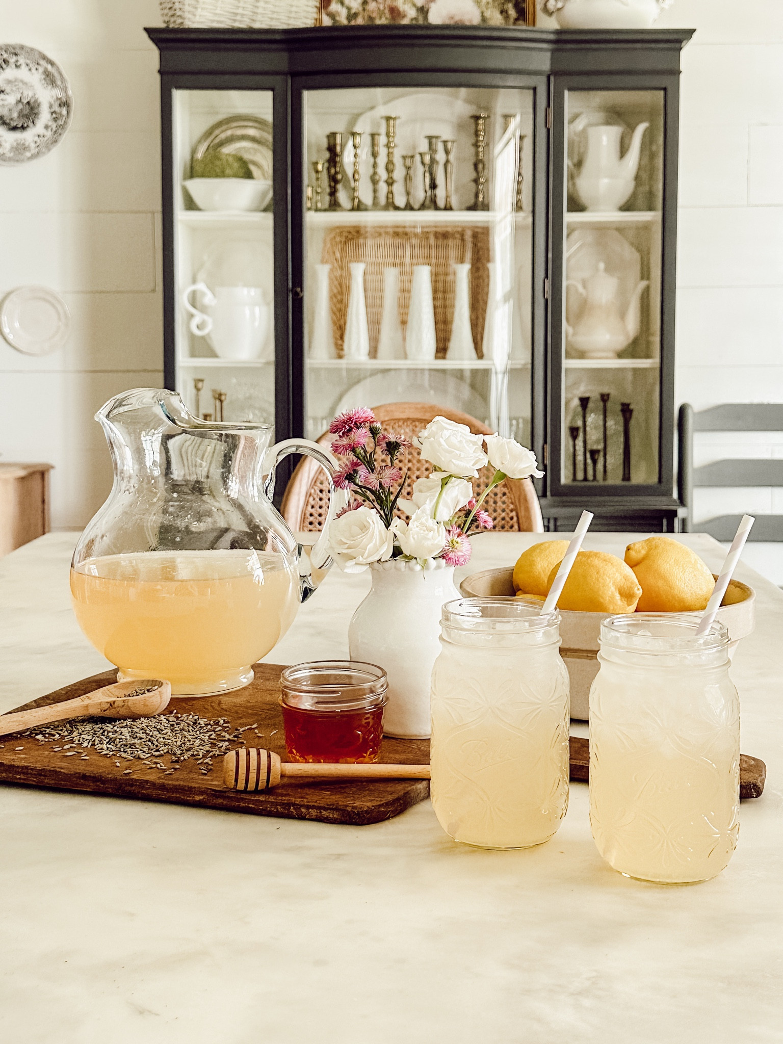 This Lavender lemonade is a delicious twist on a classic summer favorite! Perfect for your next summer gathering! 💜🍋 #lavenderlemomade #lavender #homemadelemonade #summerdrinks 

#LTKSeasonal #LTKHome