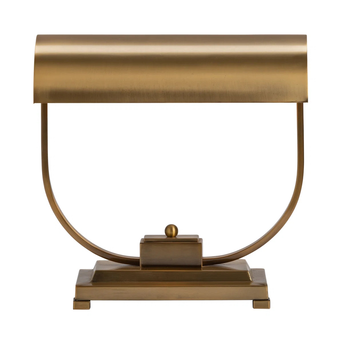 15.5" Metal Table Lamp With Brass Shade | Wayfair North America