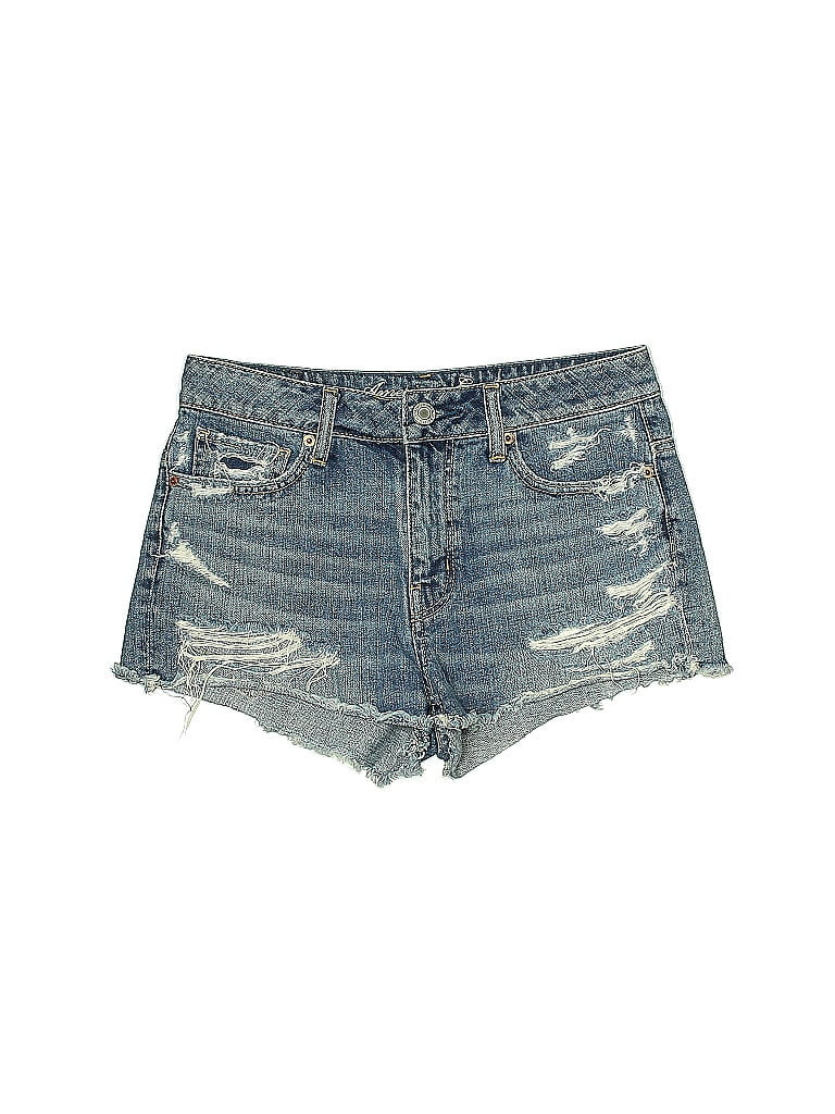 American Eagle Outfitters Denim Shorts: Blue Bottoms - Size 4 | ThredUp