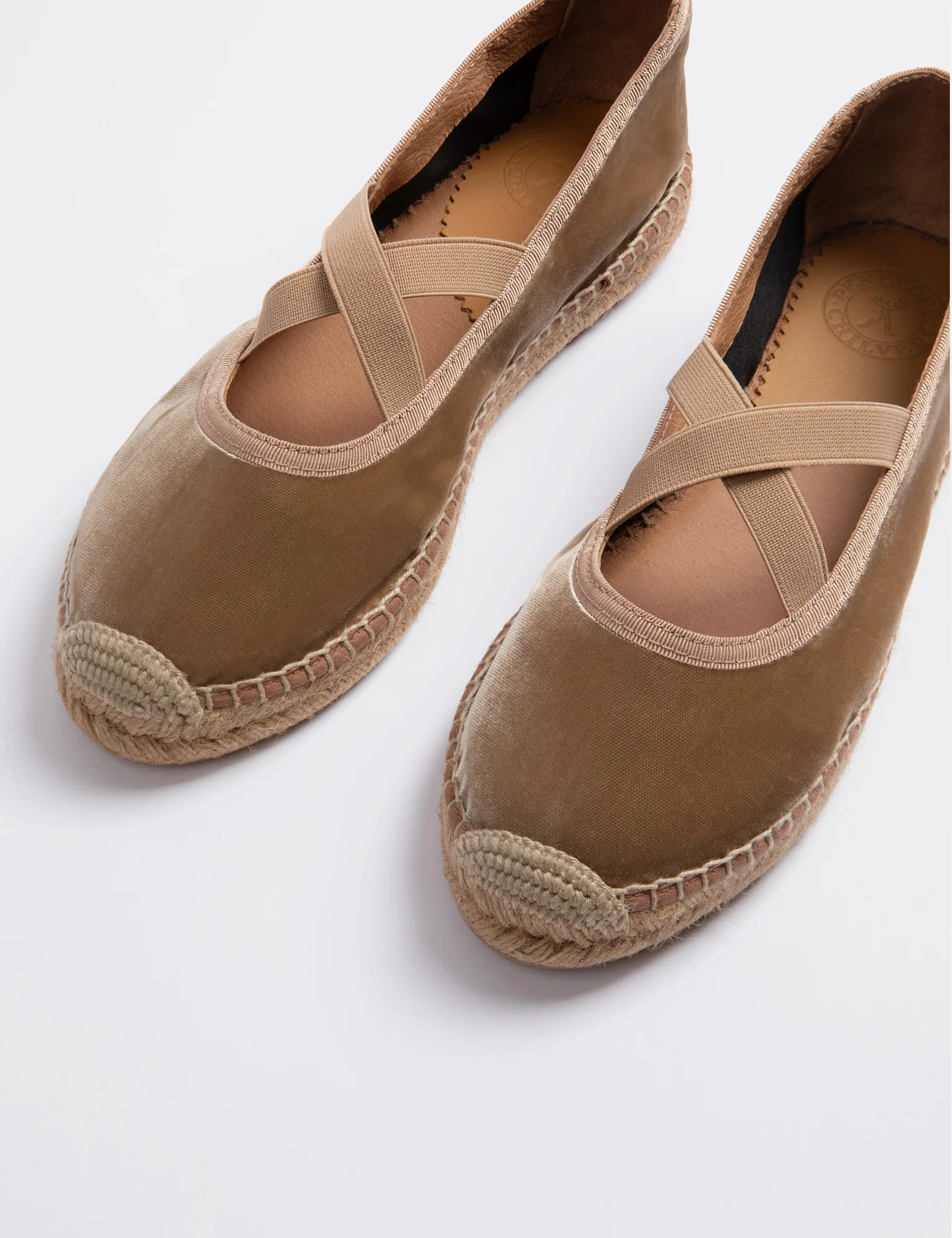 Chico Velvet Espadrille in Honey | Women's Espadrilles | Penelope Chilvers | Penelope Chilvers