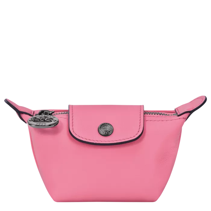 Longchamp Extra Small Le Pliage Xtra Leather Crossbody Bag in Pink