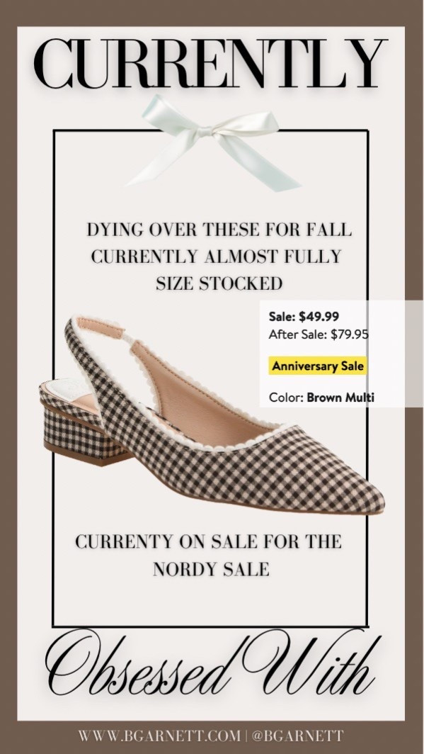 The only thing I’m buying From the Nordstrom sale this year-perfect for transitioning for fall 

Under $50 | shoes | gingham | sling back | fall shoes | Nordstrom sale finds  

#LTKShoeCrush #LTKFindsUnder50 #LTKSaleAlert