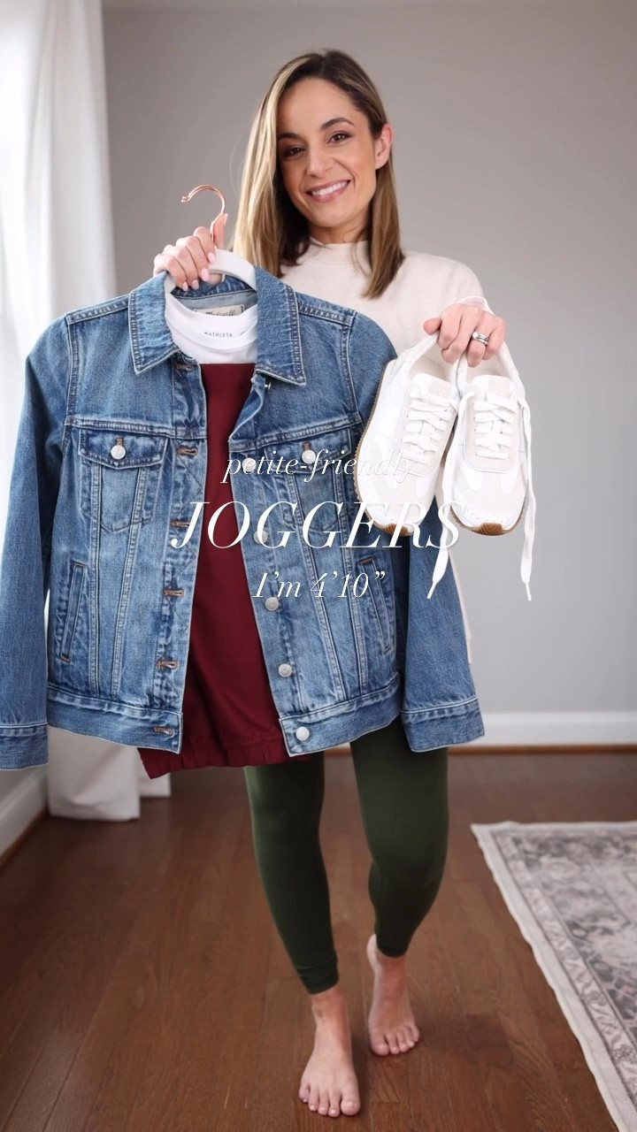 The cross train joggers from Athleta have returned this season and they’re currently 25% off! 

Lightweight joggers, perfect for warmer weather. 

Joggers: petite xxs (color may be slightly different, the pair shown is from last year)
Jacket: option linked is similar to my jacket 

#LTKActive #LTKPetite