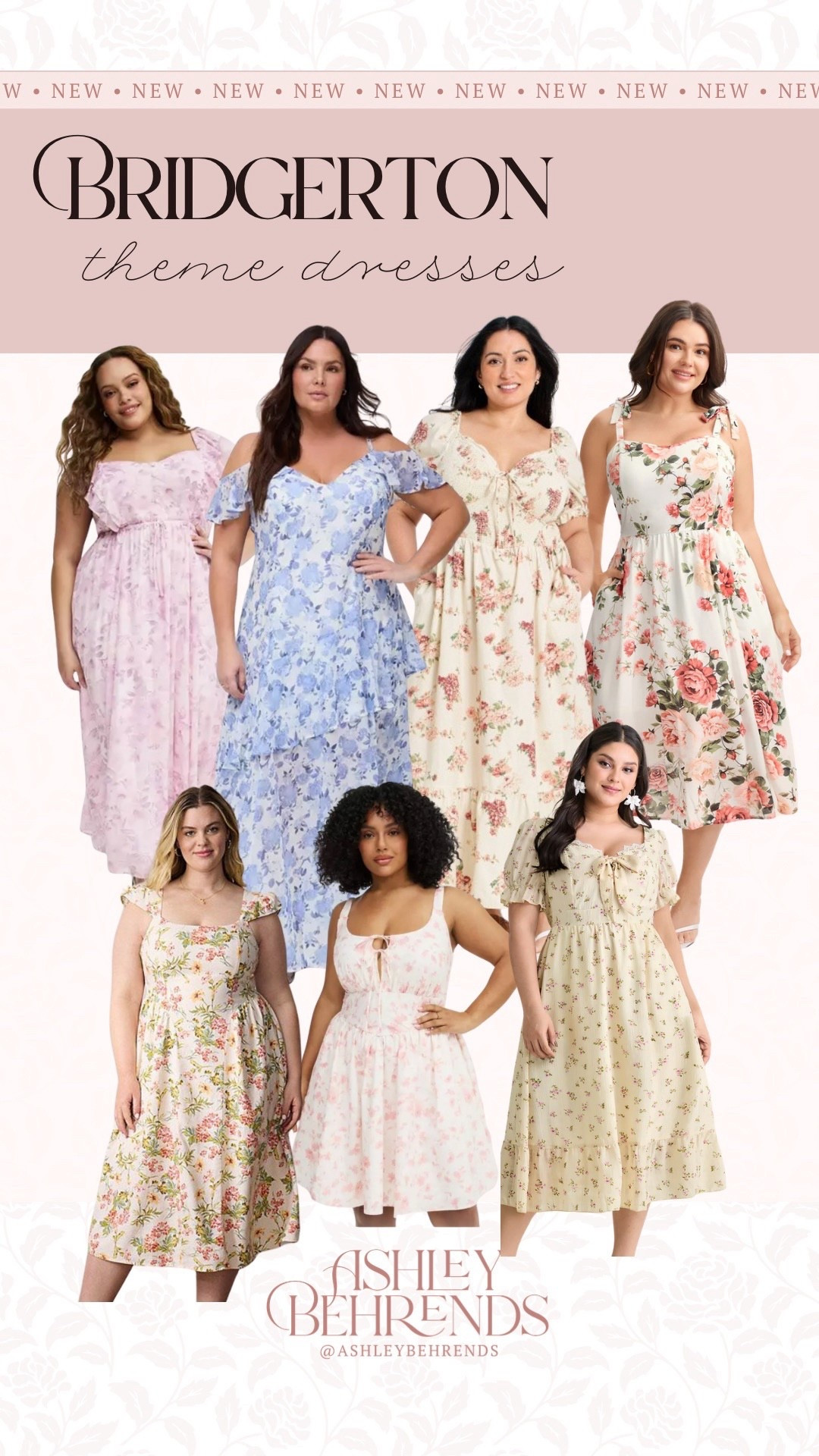These Bridgerton inspired dresses are so gorgeous for spring. I love the romantic, flowy fabric, the colors and the floral prints are beautiful. This trend is perfect for my fellow baddies with bellies that prefer non-bodycon dresses. 
Romantic maxi dress, corset dress

#LTKWedding #LTKPlusSize #LTKSeasonal