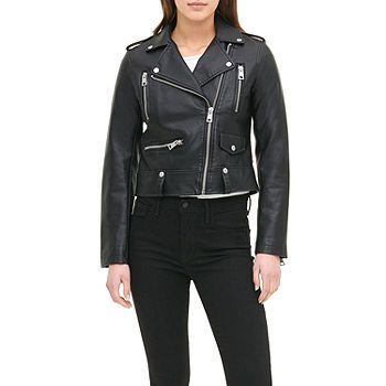 Levi's Faux Leather Water Resistant Midweight Motorcycle Jacket | JCPenney