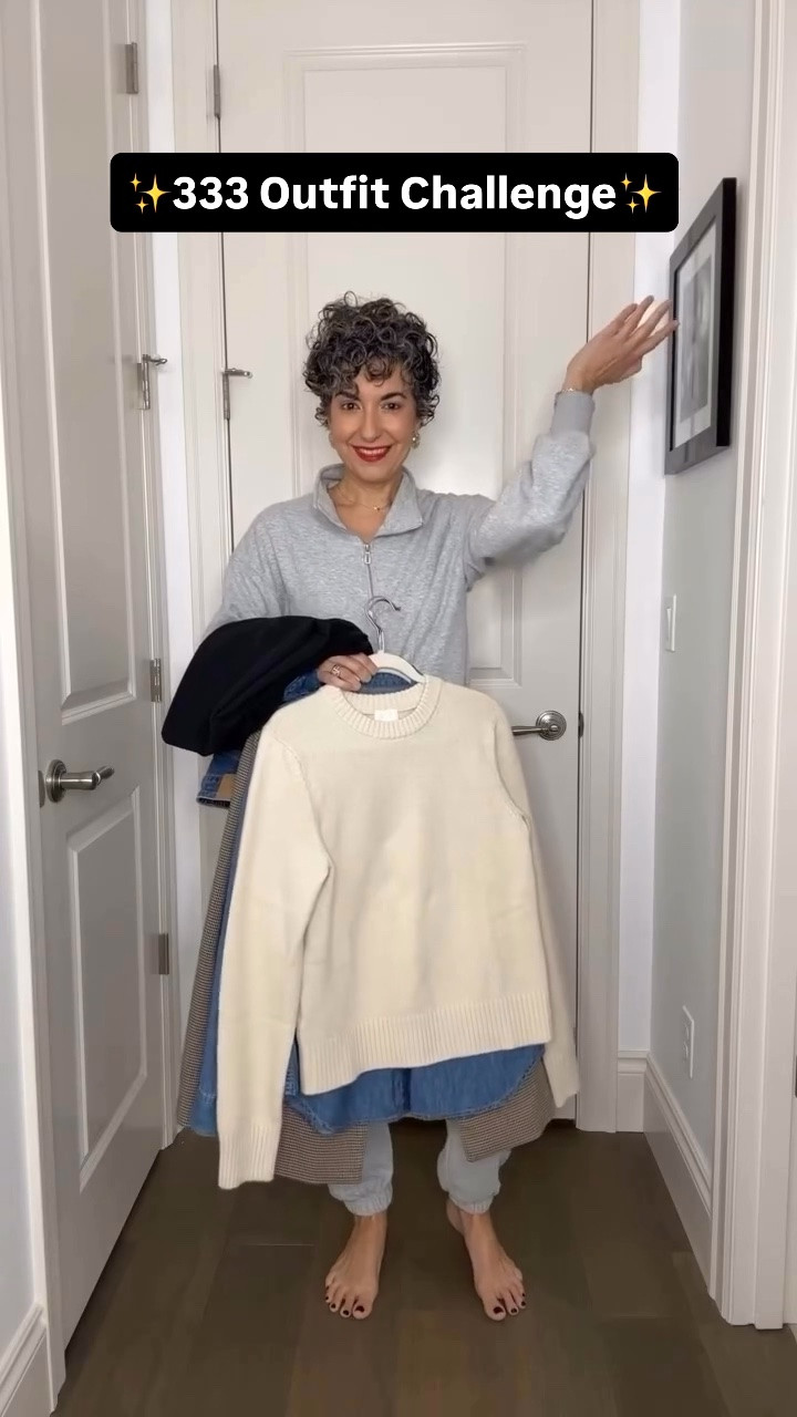 333 Outfit Challenge! 3 Tops, 3 bottoms and 3 shoes to make a ton of outfits for your next fall trip! I also include a white tshirt, belt and bag!

#LTKOver40 #LTKTravel