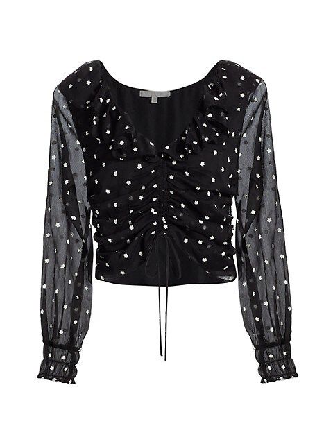 Tipsy Daisy Georgette Top | Saks Fifth Avenue