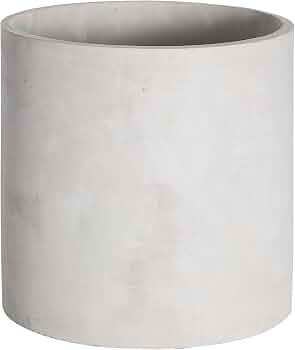 Pageqiu Plant Pots - 5.5 inch Cement Planters Indoor - Modern Grey Flower Pot with Drainage Hole ... | Amazon (US)