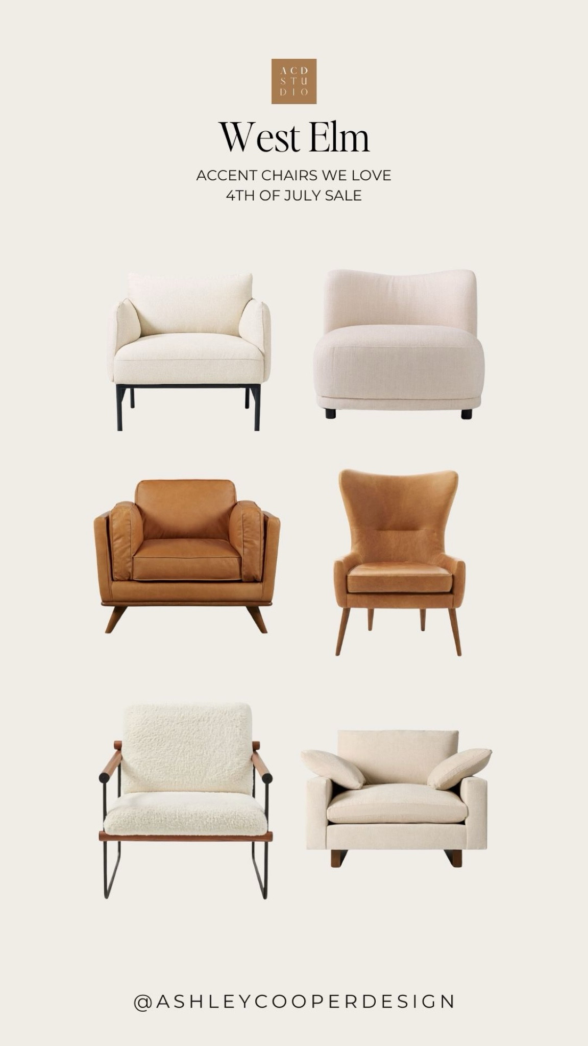 4TH OF JULY summer sale with West Elm! Our fav accent chairs 

#LTKHome #LTKSaleAlert #LTKSummerSales