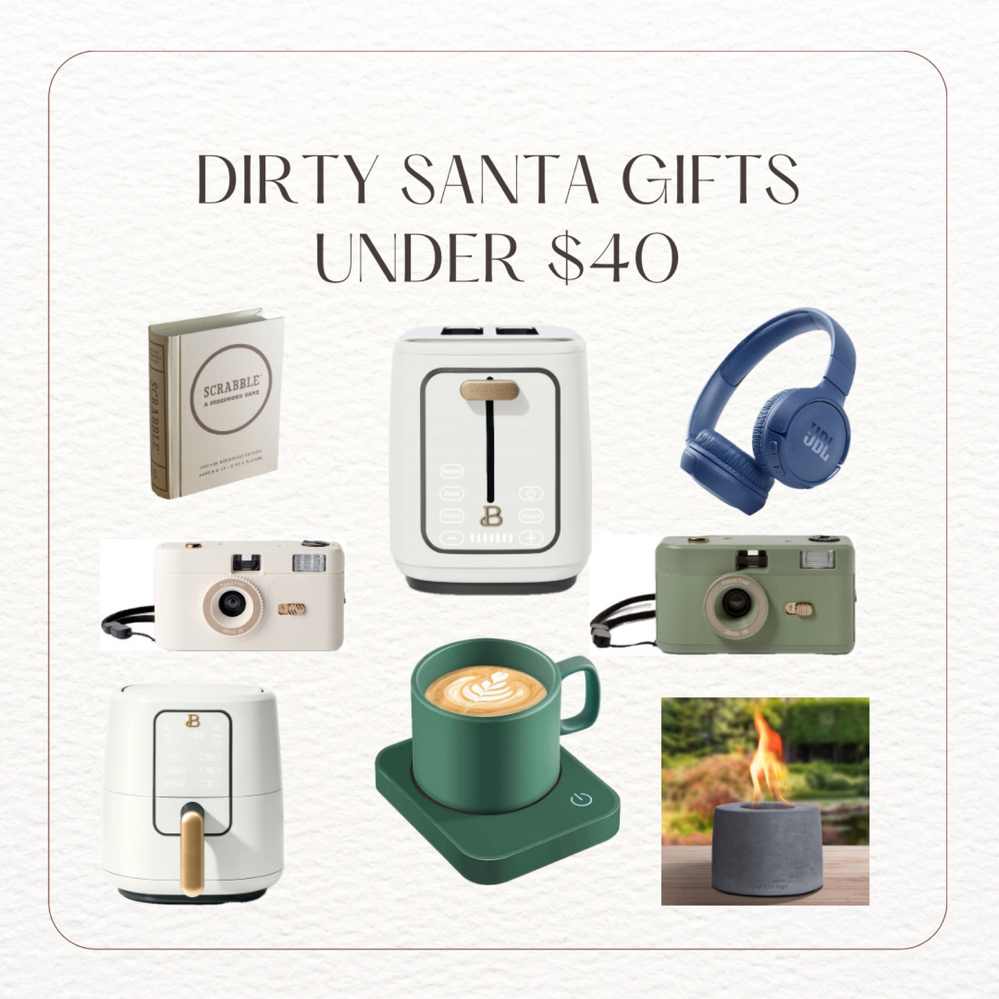 If you bring the film camera to dirty Santa you are being crowned king or queen for years to come. 

#LTKfindsunder50 #LTKparties #LTKGiftGuide