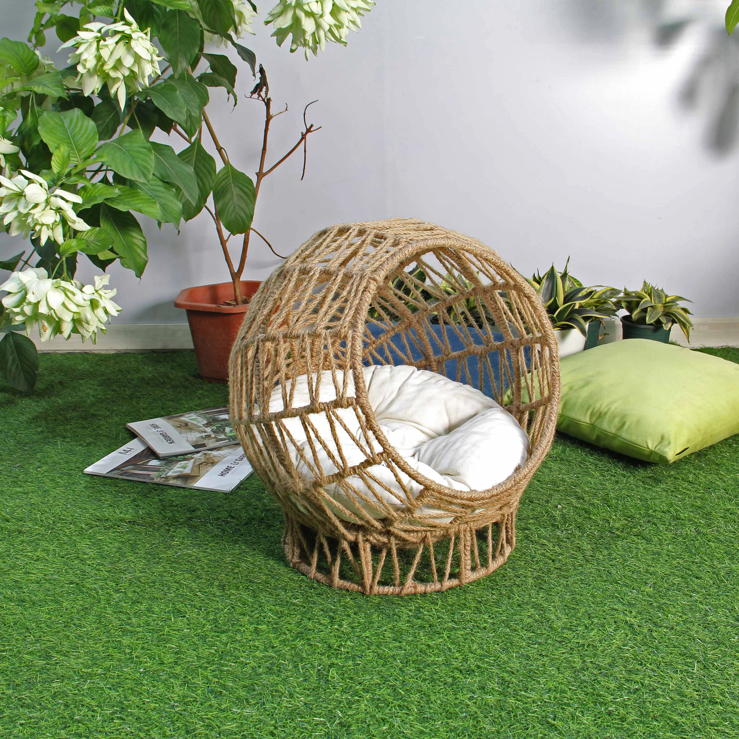 Archie & Oscar™ Zelma Rattan Nest Pet Bed & Reviews | Wayfair | Wayfair North America