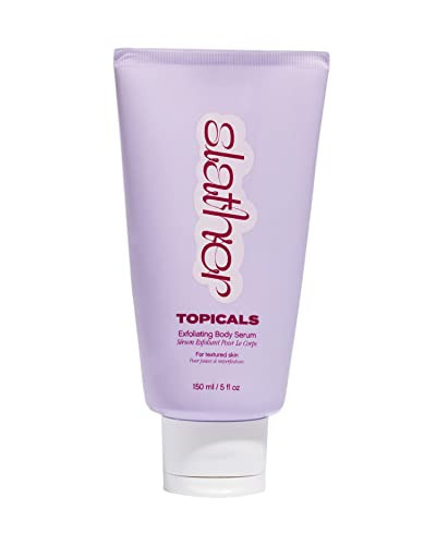 Topicals Slather Exfoliating Body Serum - With Retinol, Squalane, Urea and AHAs for Bumpy, Rough or Textured Skin - AHA Exfoliating Serum for Body (5 Fl Oz) | Amazon (US)
