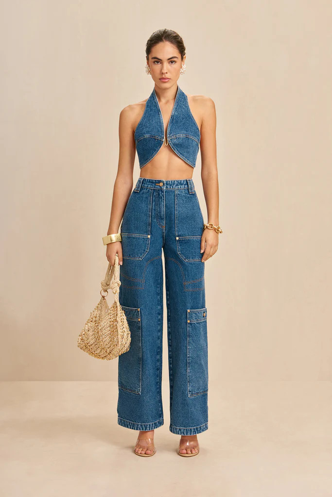 WYNN PANT - INDIGO | Cult Gaia - US