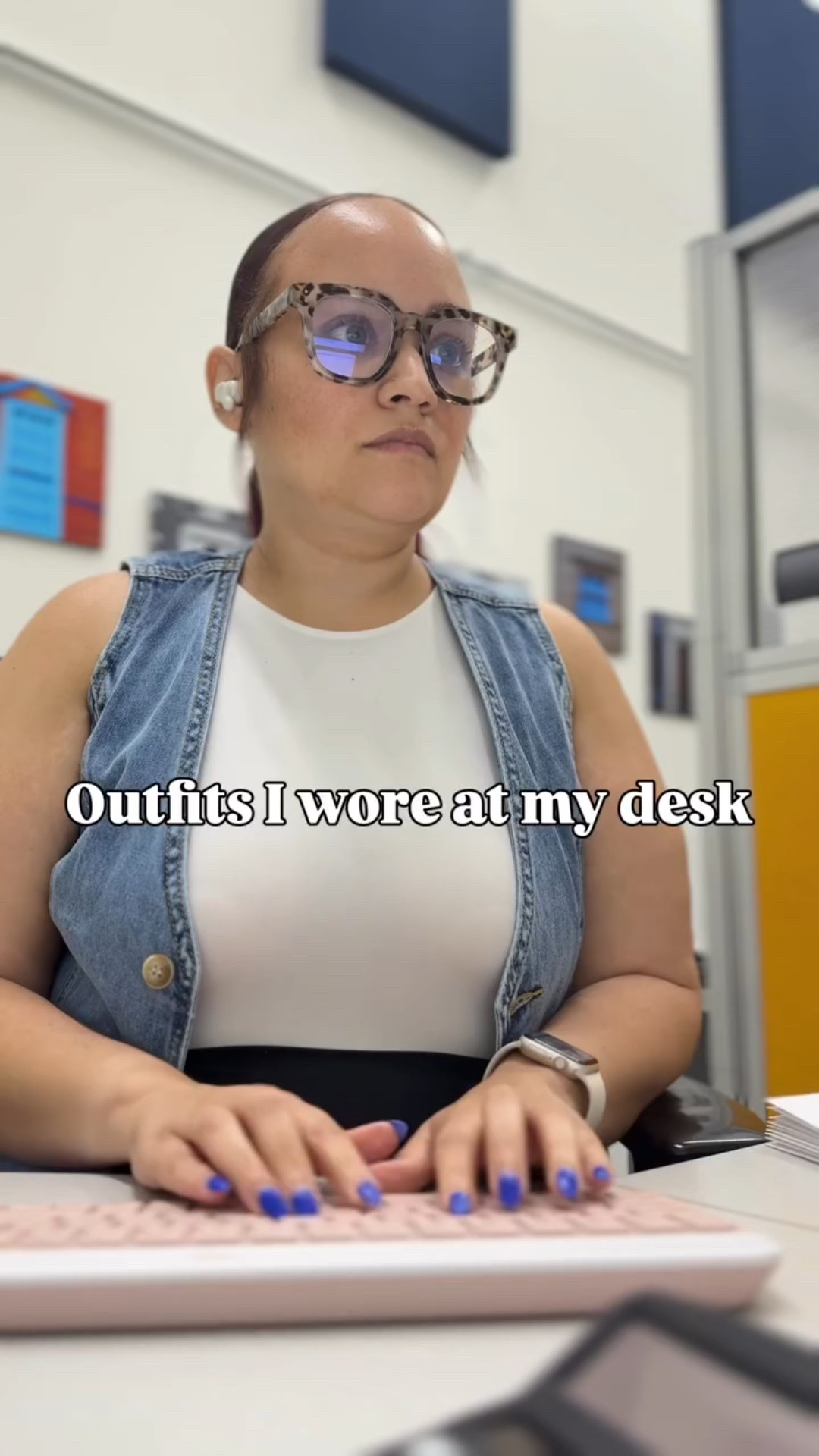 Short week of outfits.

Friday I will be OOF!!!

1. Denim vest over a white tank bodysuit and black bike shorts
2. Cozy Cardigan and black leggings
3. Old teal green tshirt from Target and black work pants
4. Oversized green blazer, white bodysuit from @nuuds and black trouser pants 

#momlifeinmy30’s #lifeinmy30s #workingmomlife #momootd #apronbelly #workootd 

women in construction, mom style, office outfits, blazer outfit, work fit, work wear, office outfit of the day, outfit of the day babe, 

Which one is your fave!