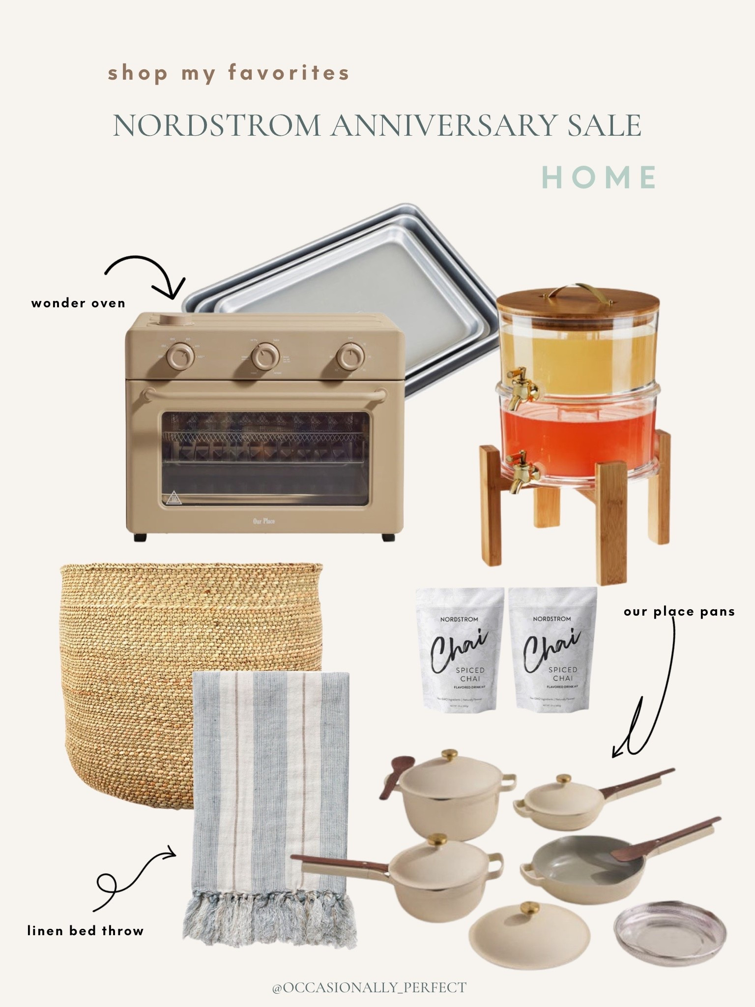 My top HOME picks from the Nordstrom Anniversary Sale 👇
These are the cozy, elevated, actually-used items I either own or would gift in a heartbeat:
✔️ Wonder Oven (we use ours daily)
✔️ Our Place cookware set (worth it)
✔️ Linen bed throw for the end of the bed or sofa
✔️ Twine double drink dispenser (hello, holiday hosting)
✔️ Indigo Africa basket & chai mix—perfect for gifting or cozy mornings

Everything linked here is on sale for a limited time—some of it online only, and it will go fast. Tap to shop what’s worth grabbing.
#NSale2025 #NordstromAnniversarySale #LTKHome #HomeFavorites #OurPlace #WonderOven #GiftingIdeas #MinimalHomeStyle #ElevatedEveryday #OccasionallyPerfect