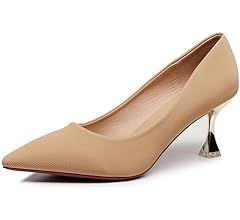 VenusCelia Women's Golden-Sun Pump Stiletto Heel Shoe | Amazon (US)