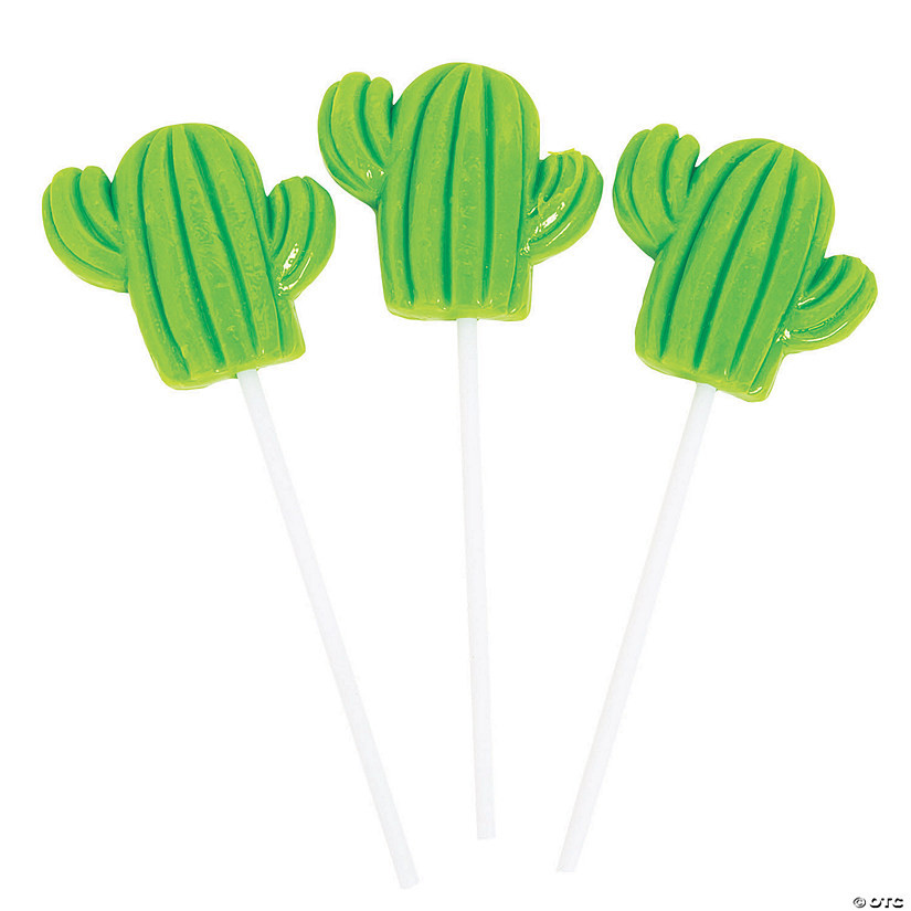 Cactus Lollipops - 12 Pc. | Oriental Trading Company