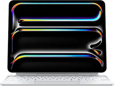 Apple - Magic Keyboard for iPad Pro 13‑inch (M4 and M5) - White | Best Buy U.S.