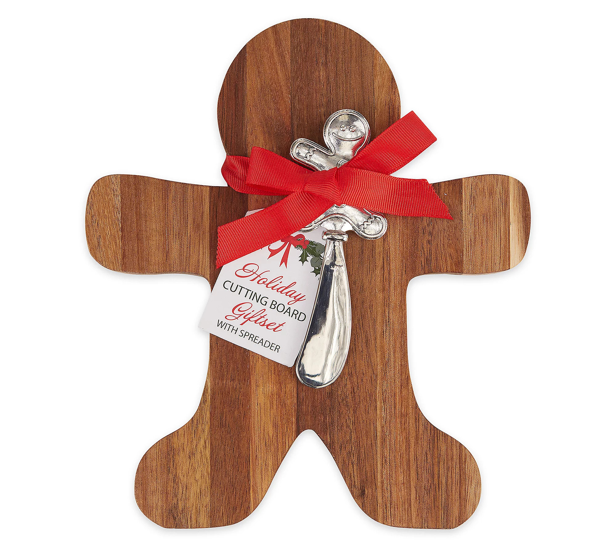 Design Imports Gingerbread Man Cutting Board Gi ft Set | QVC