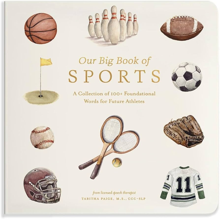 Our Big Book of Sports: A Collection of 100+ Foundational Words for Future Athletes (Tabitha Paig... | Amazon (US)