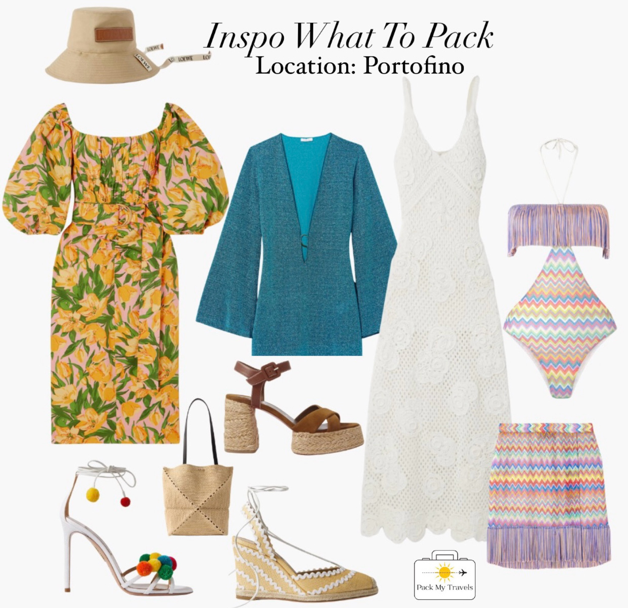 ✨✈️ Planning your next vacation to Portofino?☀️ Here are a few luxury pieces that will match the luxuriousness of Italy 🇮🇹 

#PackMyTravels #WhatToPack #ResortStyle #PackingList #StyleGuide #travelinstyle #travelstyle #summerdress #summeressentials #luxuryfashion 

#LTKSeasonal #LTKOver40 #LTKTravel