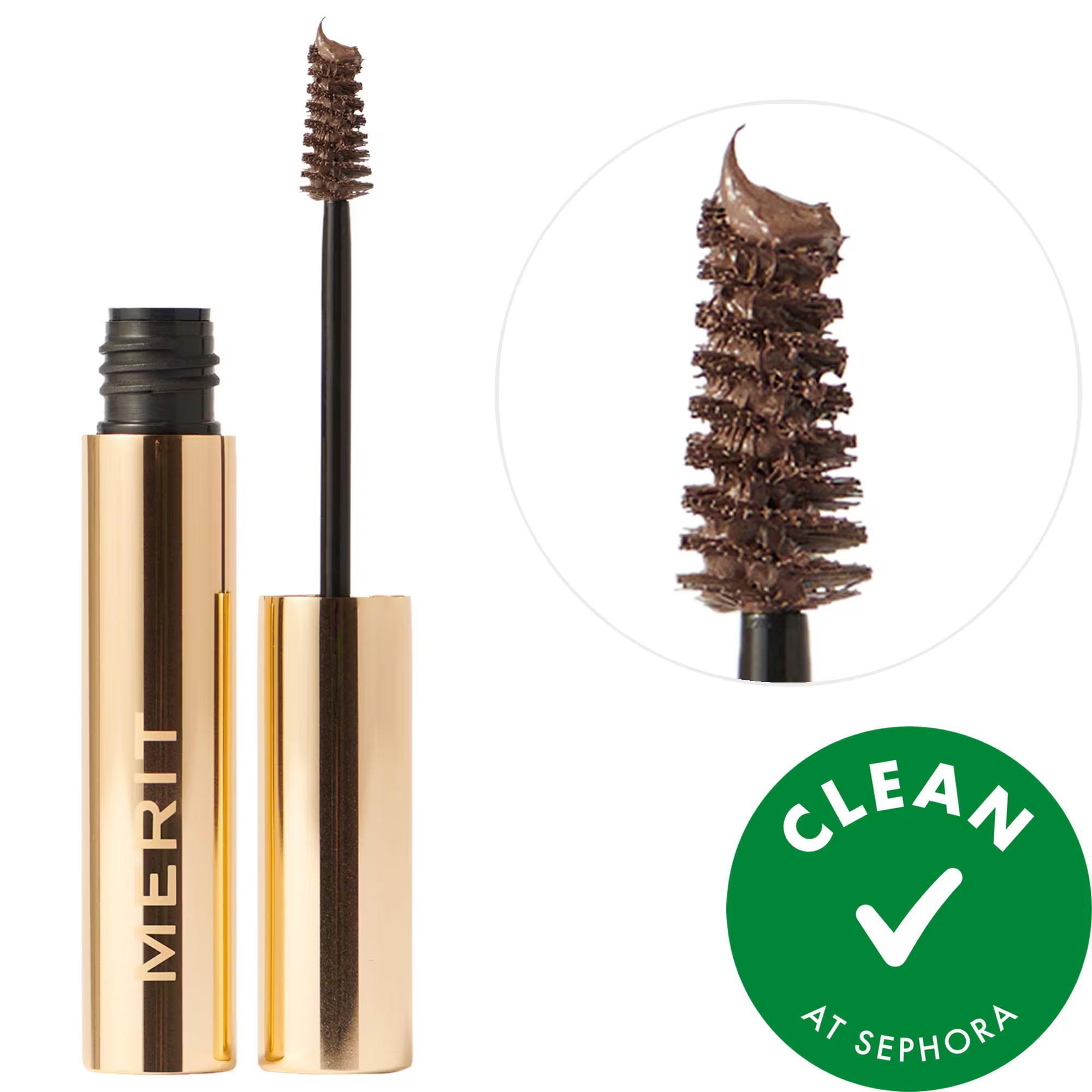 MERIT Brow 1980 Volumizing Tinted Eyebrow Gel-Pomade Light Brown 0.15 oz / 4.5 mL | Sephora (CA)