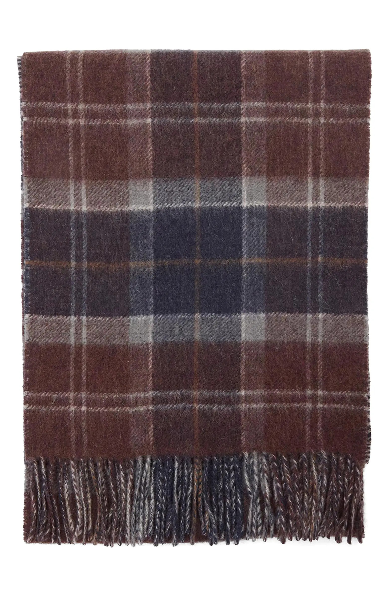 Barbour Dramside Reversible Lambswool Scarf | Nordstrom | Nordstrom