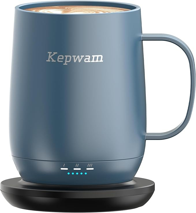 Self Heating Coffee Mug T2, 16oz Smart Heated Coffee Mug, 150 Min Battery Life - Hot up to 149℉... | Amazon (US)