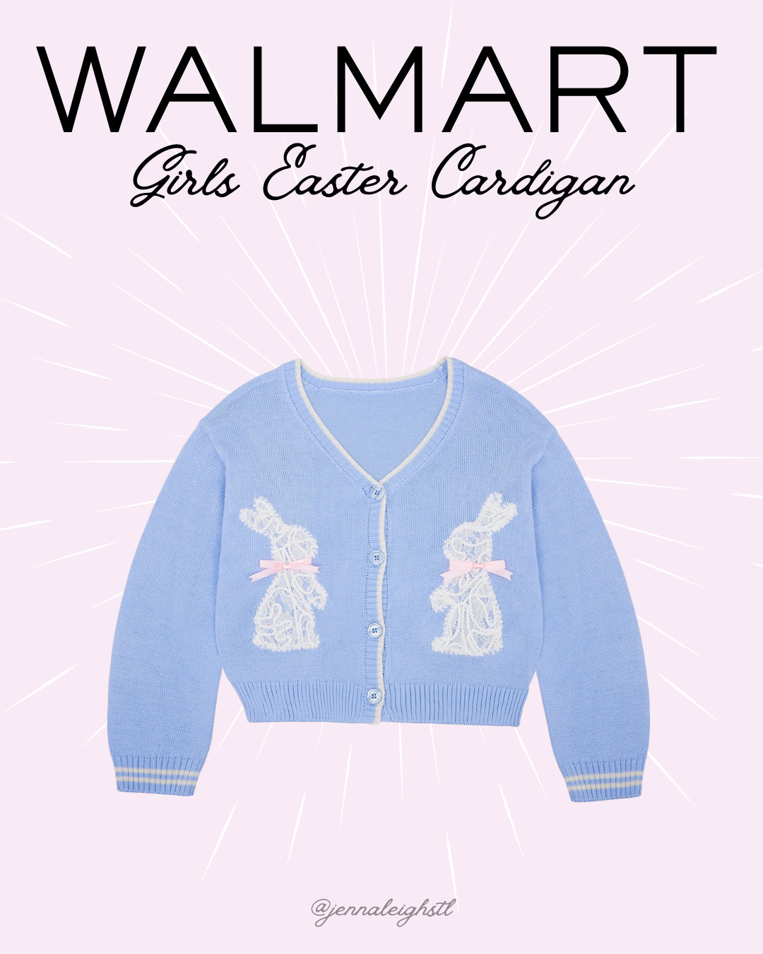 Easter ready. This Way to Celebrate girls cardigan from Walmart is adorable for layering over dresses. 

 #LTKSeasonal #LTKKids