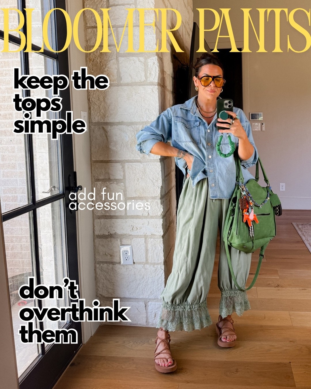 Bloomer pants styled up and I’m in LOVE!  
I tried a bunch of simple tee’s and tops and they all looks so cute! 
Pants: XL (could have done a large)
Top: XL
SANDALS: TTS


#LTKOver40 #LTKootd #LTKMidsize

#LTKmomlife #LTKstorytime #LTKmorningroutine