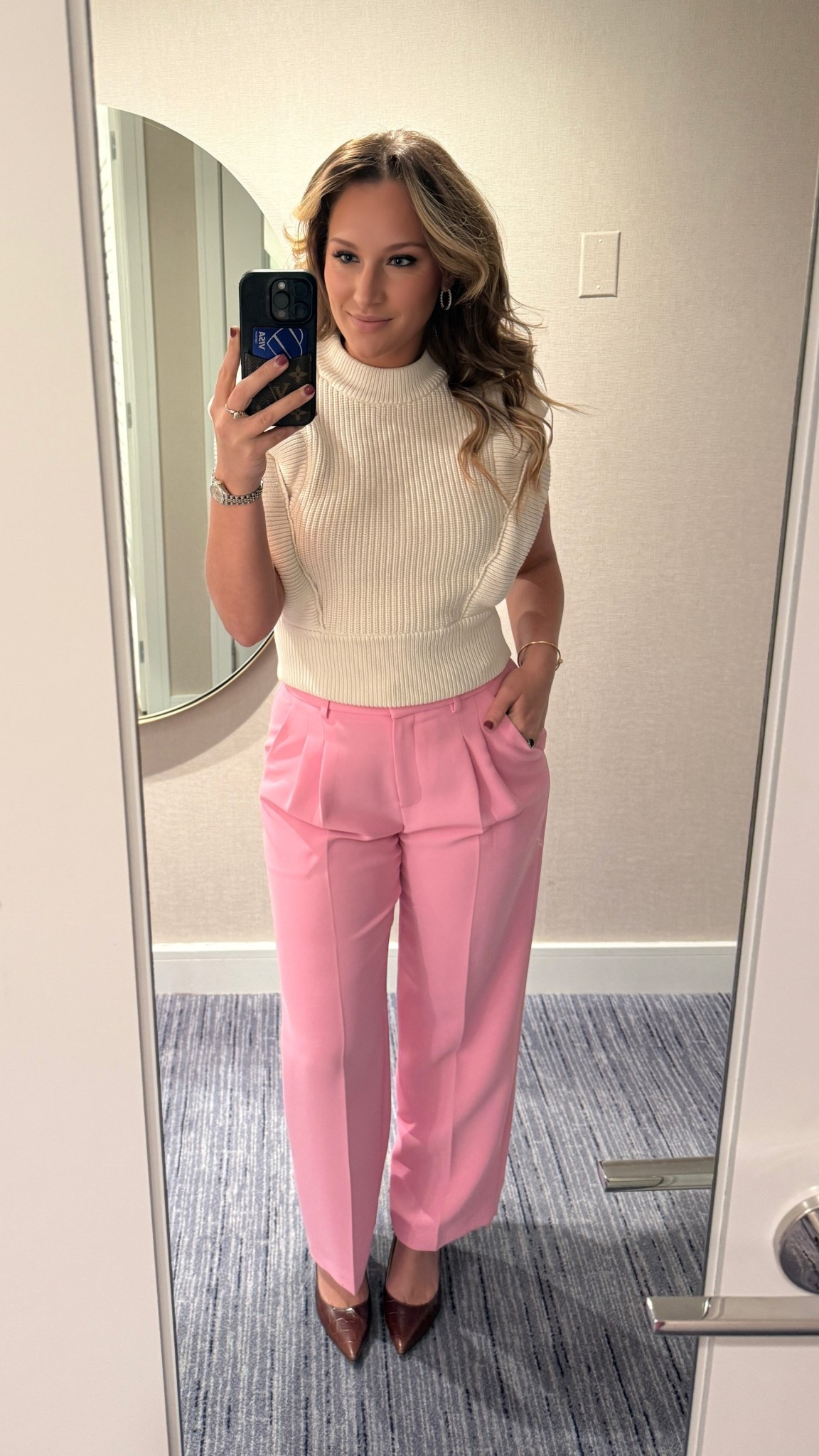 This #sleeveless #sweater is perfect for the holiday season! So cute, comfortable and warm! 

#LTKSeasonal #LTKHoliday #LTKWorkwear