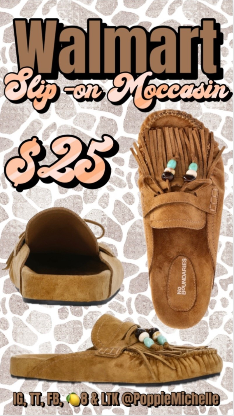 Slip on Moccasins 
Suede moccasins with beads 

