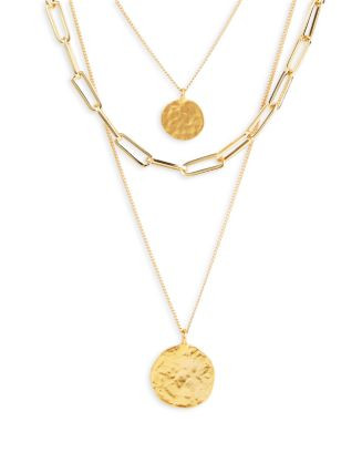 Kenneth Jay Lane Multi Strand Coin Pendant Necklace, 26 | Bloomingdale's (US)