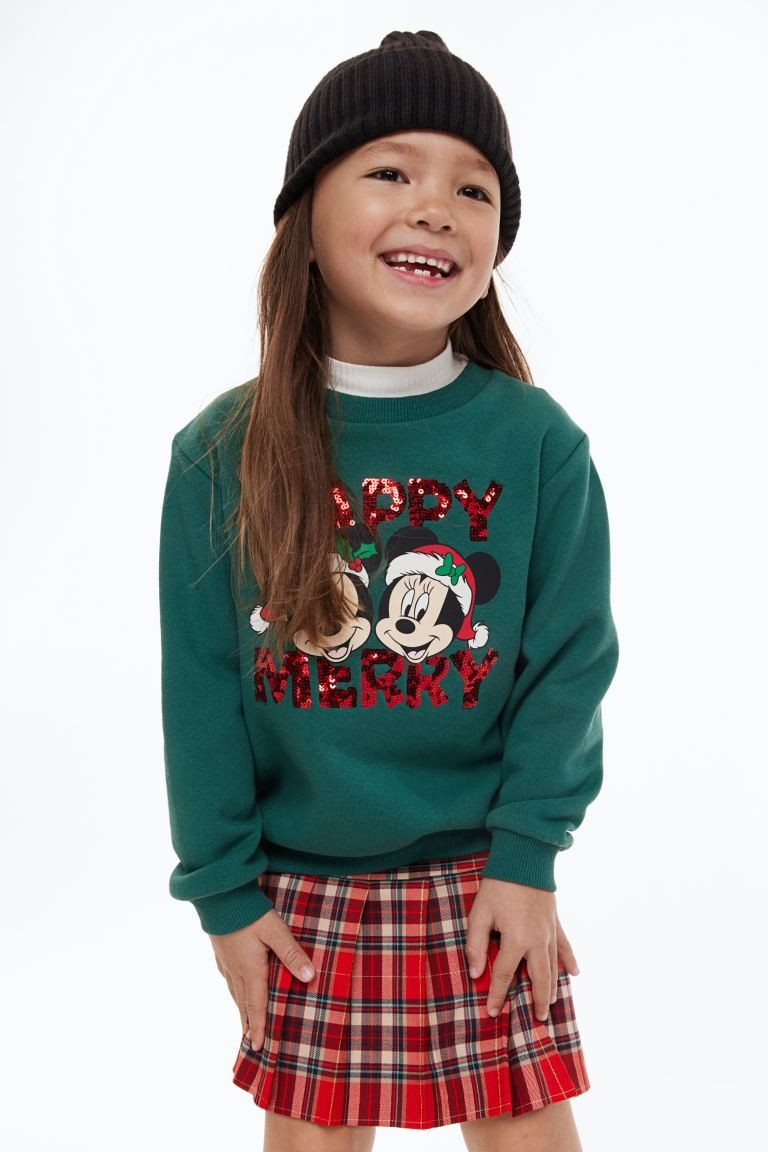 Twill Skirt - Red/light beige plaid - Kids | H&M US | H&M (US + CA)