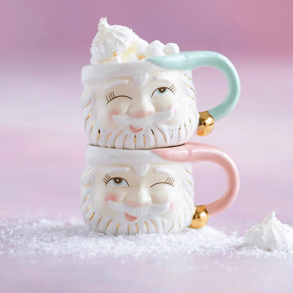 Papa Noel Mug, Pastel - 2 Color Options | Shop Sweet Lulu